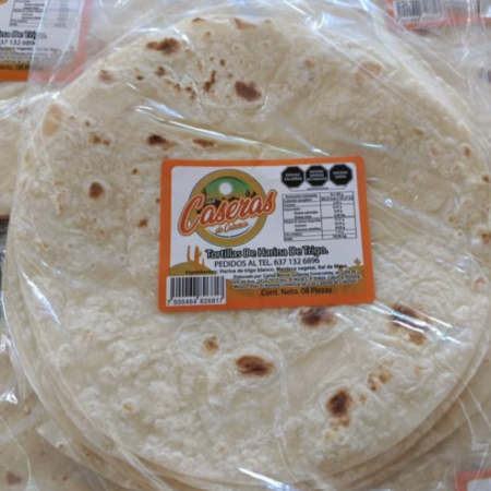 Tortillas de Harina de Trigo